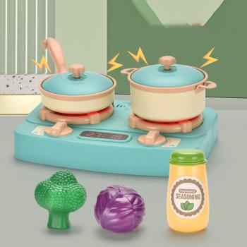 360Home Simulation Kinderküche Spielzeugset Kochset KüchePaketgröße: 70.5cm*48.5cm*67cm  Sofortiger Rauch nach Zugabe von Wasser für ein realistischeres Kocherlebnis.  Drei  Batterien für Gasbrenner zum Einschalten und Spielen.  Zart polierte Oberfläche u